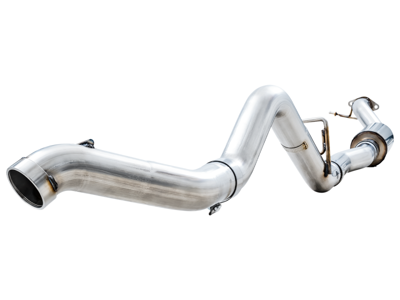 AWE Tuning 2021+ Ford Bronco 0FG Exhaust (No Tips) with Bash Guard - Conquer Any Terrain!