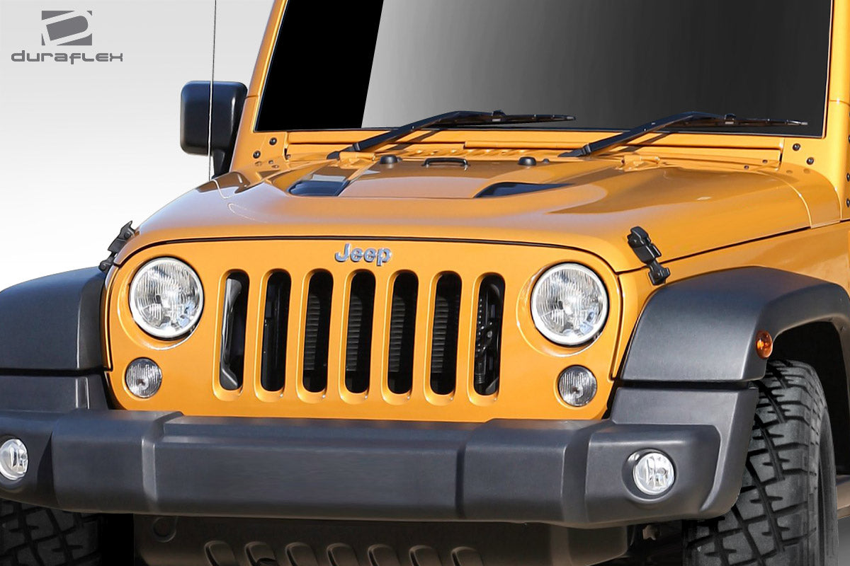 Upgrade Your 2007 - 2018 Jeep Wrangler with Duraflex Power Dome Hood!