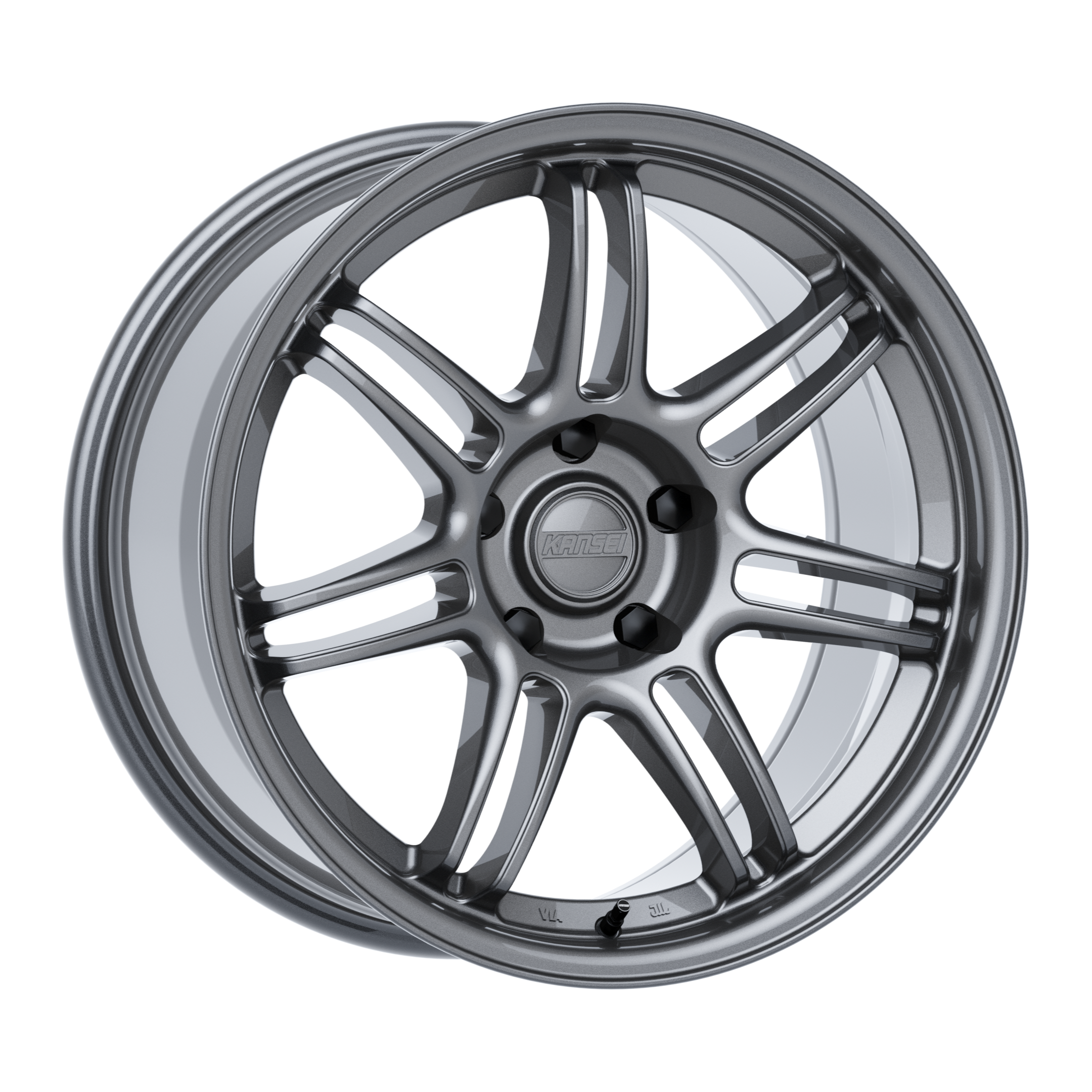 Stunning Kansei SEVEN 18x9.5 5x100 ET22 73.1 Gunmetal Wheels - Upgrade Your Ride Now!