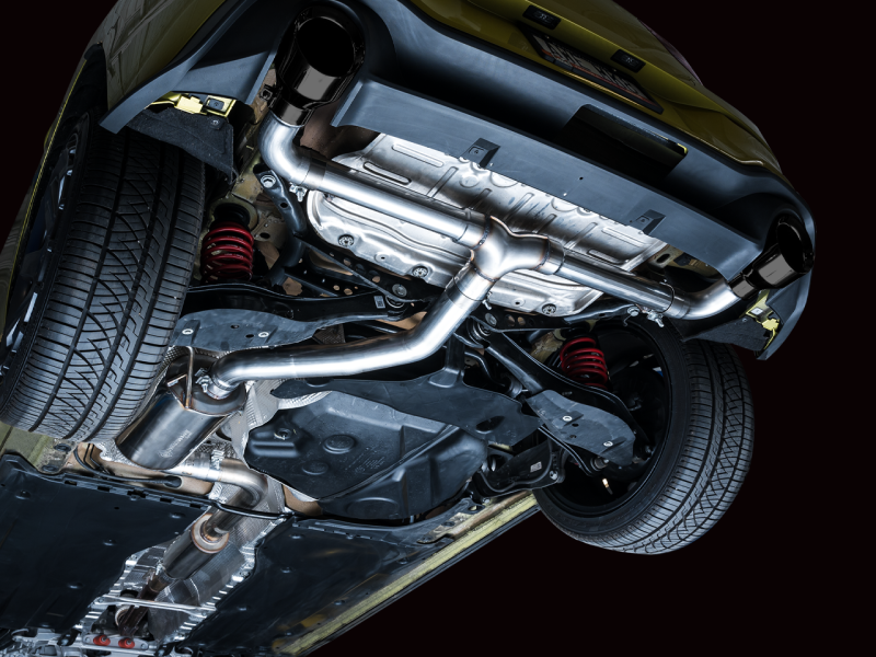 AWE 2022 VW GTI MK8 Touring Edition Exhaust - Stunning Diamond Black Tips