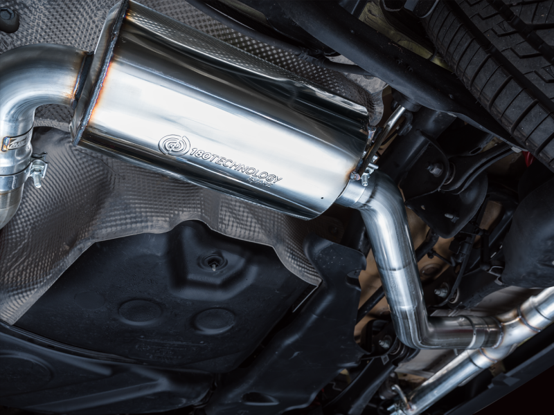 AWE 2022 VW GTI MK8 Touring Edition Exhaust - Stunning Diamond Black Tips