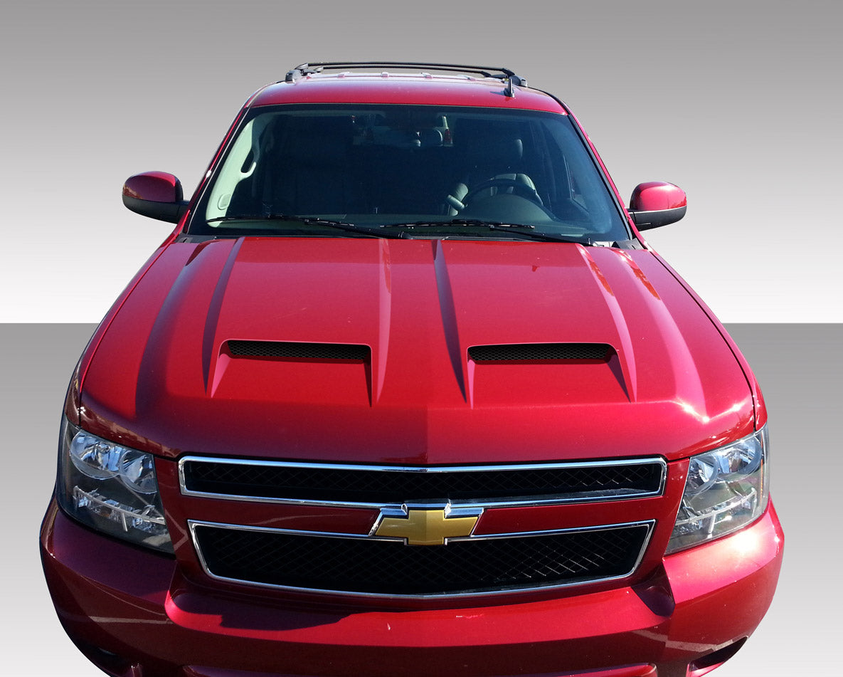 Get Your 2007 - 2014 Chevrolet Tahoe, Avalanche, Suburban Duraflex CVX One - Piece Hood Now!