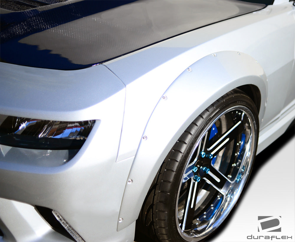 Revamp Your 2010 - 2015 Chevrolet Camaro with Duraflex GT Concept Wide Front Fender Flares (+50mm) - 2 Piece Set