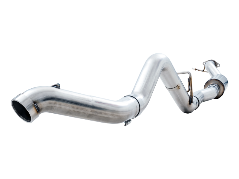 AWE Tuning 2021+ Ford Bronco 0FG Exhaust (No Tips) with Bash Guard - Conquer Any Terrain!