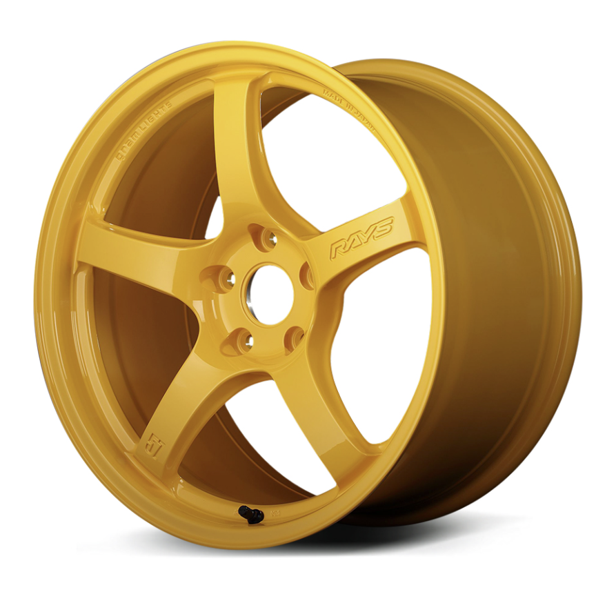 Get Your Hands on RAYS Gram Lights 57CR 2324 LTD 18x9.5 5x100 ET38 Mach Yellow Wheels - Set of 4!