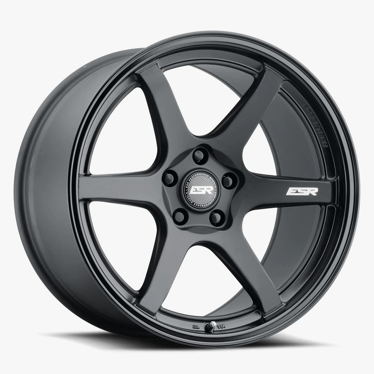 ESR APX6 19x10.5 5x120 (Custom Drill) ET22 Matte Black - Stunning Custom Wheels