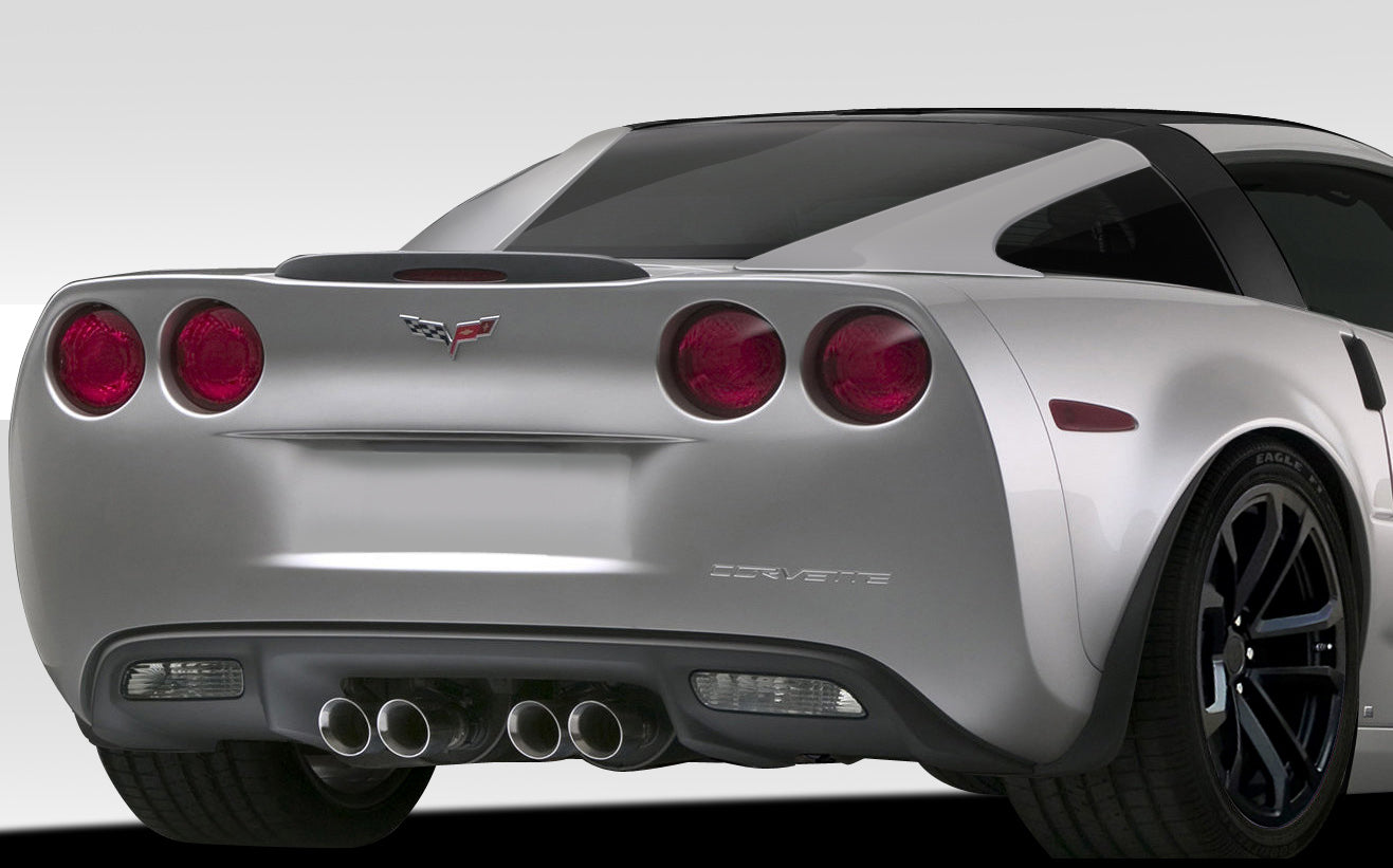 Transform Your 2005 - 2013 Chevrolet Corvette C6 with Duraflex Stingray Look Roof Window Rail Halo Kit!