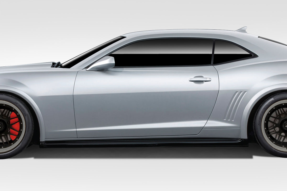 Get the Stunning Z28 Look! 2010 - 2015 Chevrolet Camaro Duraflex Side Skirt Rocker Panels (2 Piece Set)