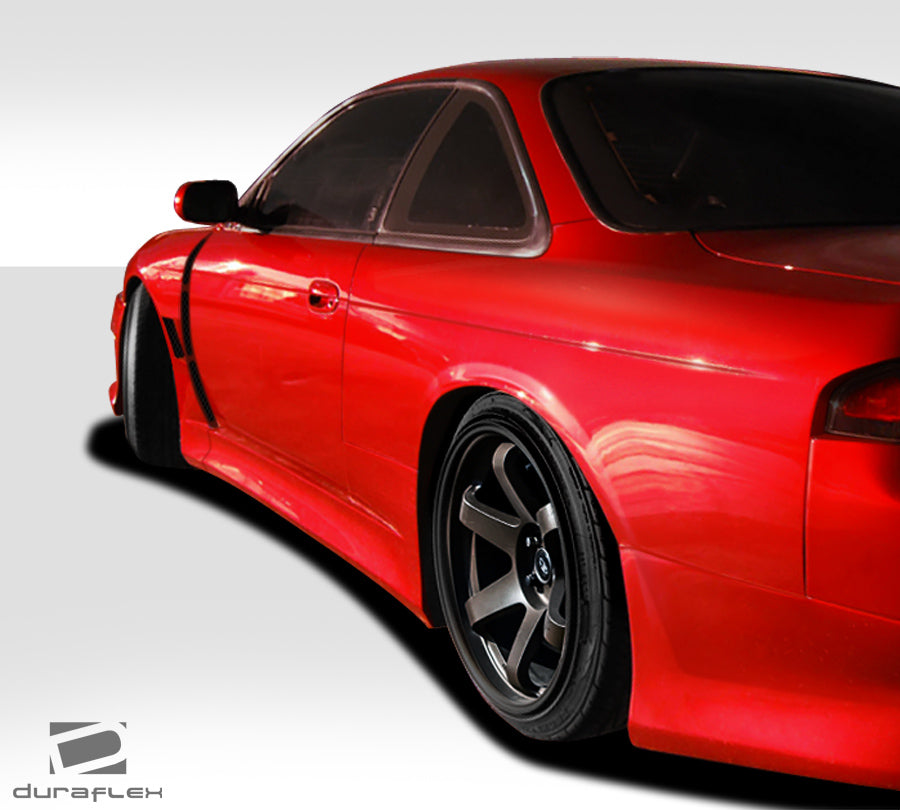 Transform Your 1995 - 1998 Nissan 240SX S14 with Duraflex V - Speed Wide Body Side Skirt Rocker Panels (+35mm) - 2 Piece!