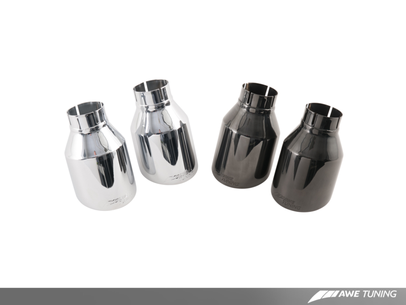 AWE Tuning BMW F3X 335i/435i Touring Edition Axle-Back Exhaust - Stunning Diamond Black Tips (102mm)