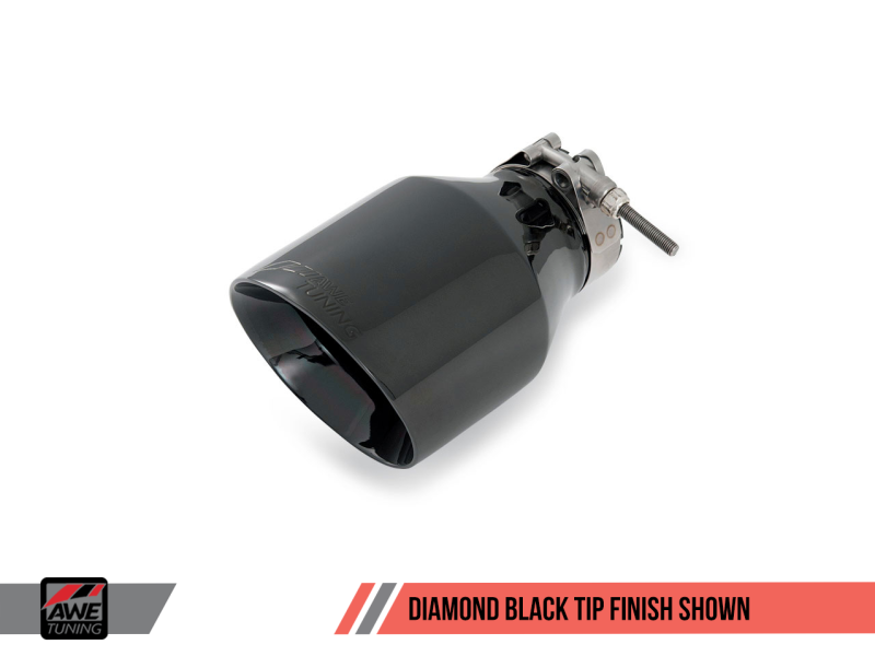AWE Tuning 2.5L Track Edition Exhaust for Mk5 Jetta & Mk6 Sportwagen - Diamond Black Tips