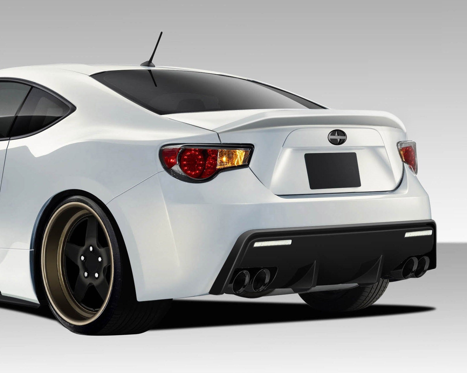 Upgrade Your Ride! 2013 - 2020 Scion FR - S, Toyota 86, Subaru BRZ Duraflex 86 - R Rear Bumper Cover