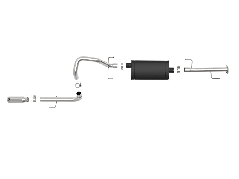 aFe MACHForce XP 2.5in 304-SS Exhaust Cat-Back with Black Tip for 10-19 Toyota 4Runner V6-4.0L - Unleash Your Ride!