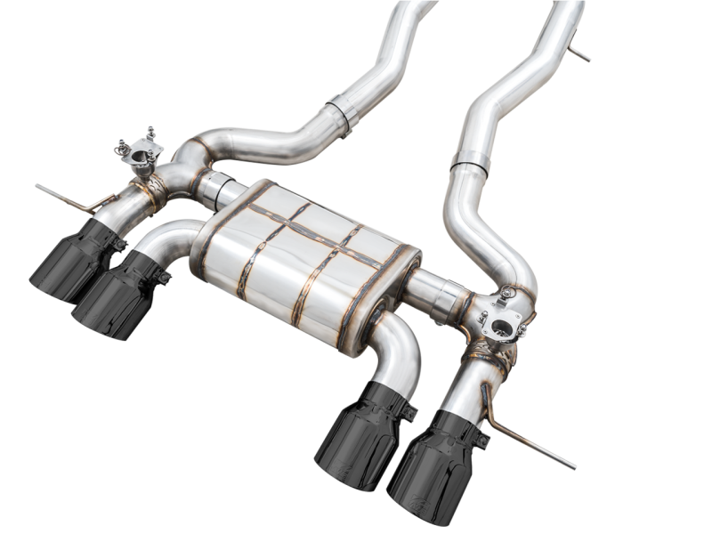 AWE SwitchPath Catback Exhaust with Diamond Black Tips - Perfect for BMW G8X M3/M4!
