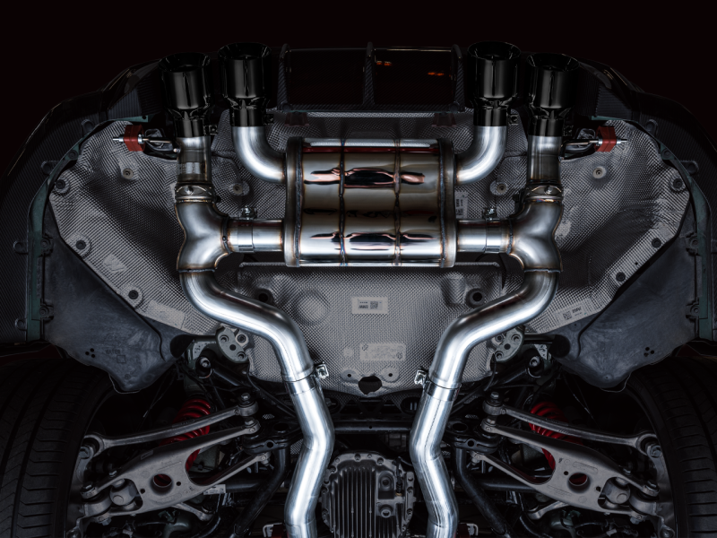 AWE SwitchPath Catback Exhaust with Diamond Black Tips - Perfect for BMW G8X M3/M4!