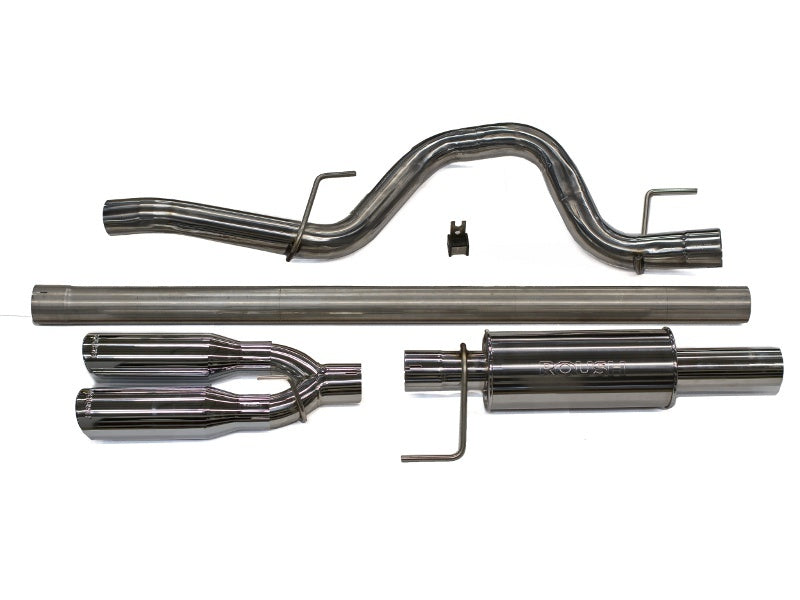 Roush 2011 - 2014 Ford F - 150 3.5L/5.0L/6.2L: Unleash the Beast with Enhanced Sound Cat - Back Exhaust Kit