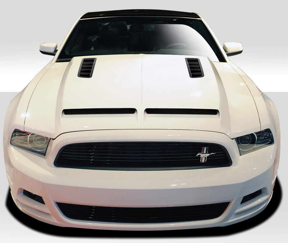 Get the Stunning 2013 - 2014 Ford Mustang / 2010 - 2014 Mustang GT500 Duraflex GT500 One - Piece Hood Now!