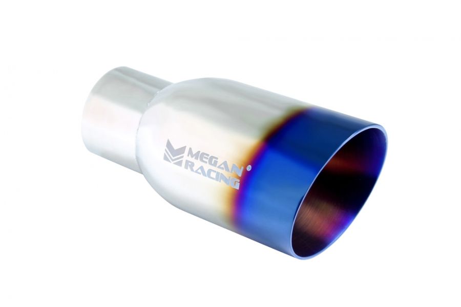 Megan Racing 3.5-Inch Universal Burnt Roll Tip for a Stunning Ride Upgrade (2.5-Inch Piping)