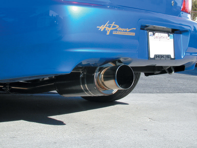 HKS Premium Carbon Ti Exhaust for 02 - 07 WRX & 04 - 07 STi: Upgrade Your Ride Now!