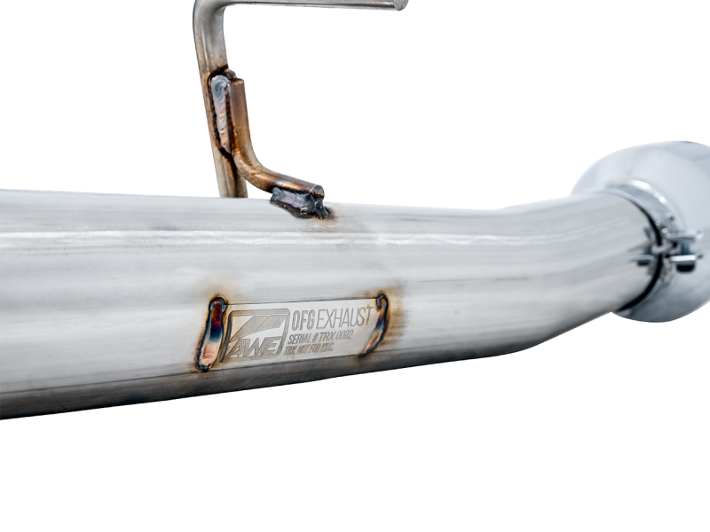 AWE Tuning 2021 - 2024 RAM 1500 TRX 0FG Cat - Back Exhaust with Stunning Diamond Black Tips
