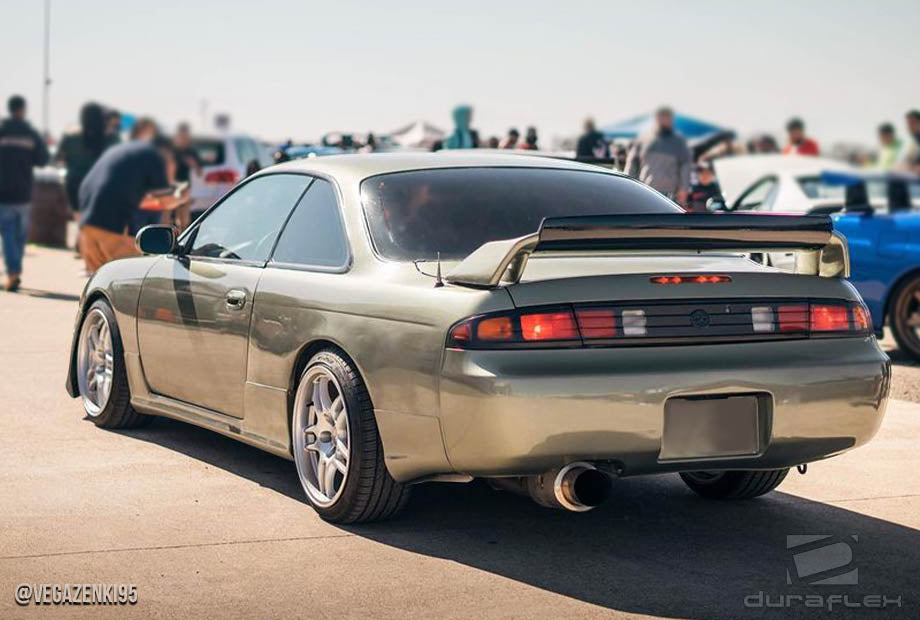 Enhance Your 1995 - 1998 Nissan 240SX S14 with Duraflex N Sport 2 - Piece Rear Add - On Spat Extensions