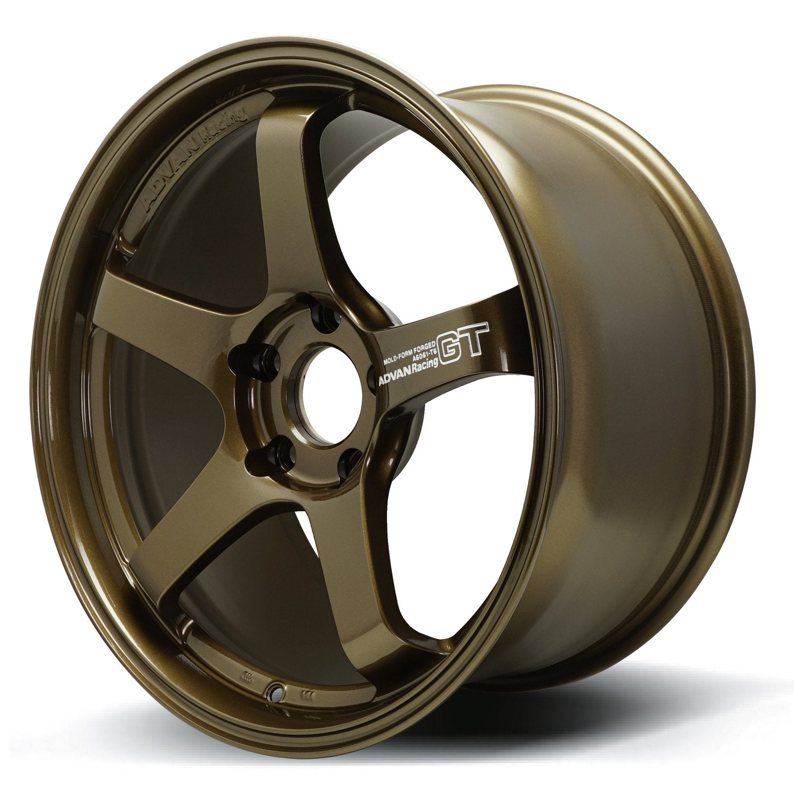 Get Your Hands on Advan Racing GT PREMIUM 18x10.0 5x120 ET40 Umber Bronze Metallic Wheels - Set of 4!