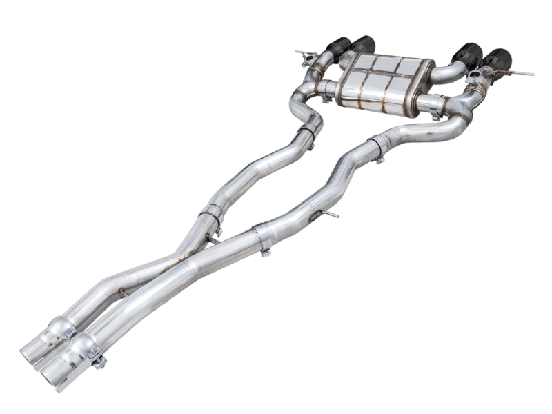 AWE SwitchPath Catback Exhaust with Diamond Black Tips - Perfect for BMW G8X M3/M4!