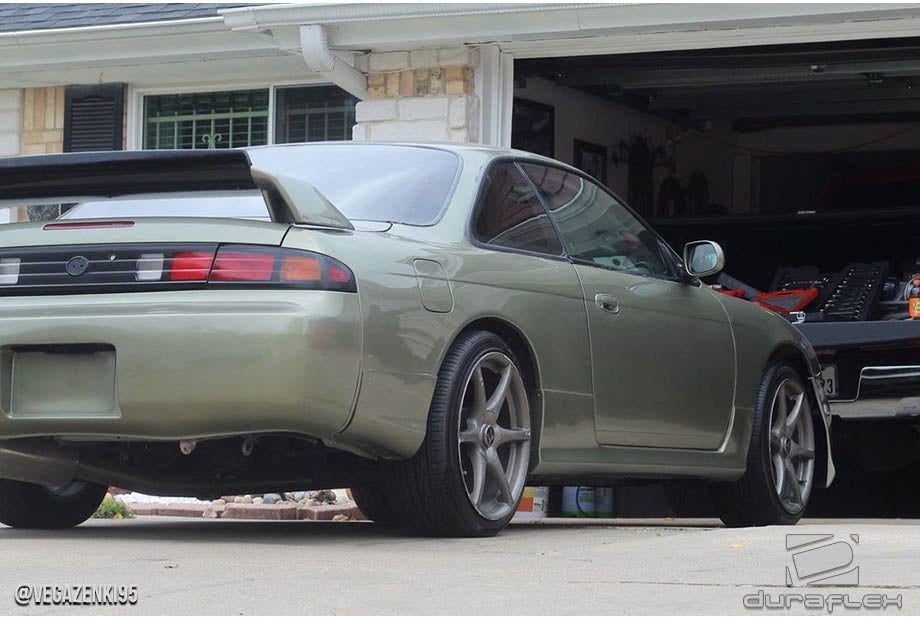 Enhance Your 1995 - 1998 Nissan 240SX S14 with Duraflex N Sport 2 - Piece Rear Add - On Spat Extensions