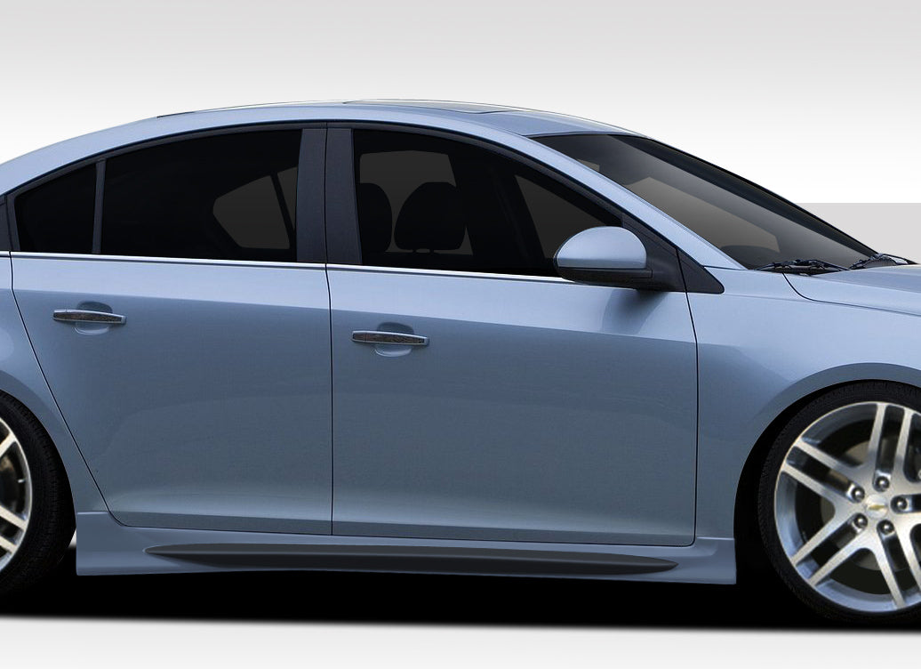 Rev Up Your 2011 - 2015 Chevrolet Cruze with Duraflex GT Racing Side Skirt Rocker Panels (2 - Piece Set)