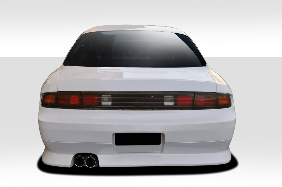 Revamp Your 1995 - 1998 Nissan 240SX S14 with Duraflex V - Speed Wide Body Rear Bumper Cover (+35mm) - Single Piece!