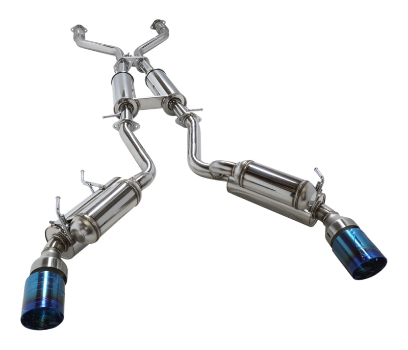 HKS 09+ 370z Dual Hi-Power Titanium Tip Catback Exhaust - Unleash Your Car's Power!