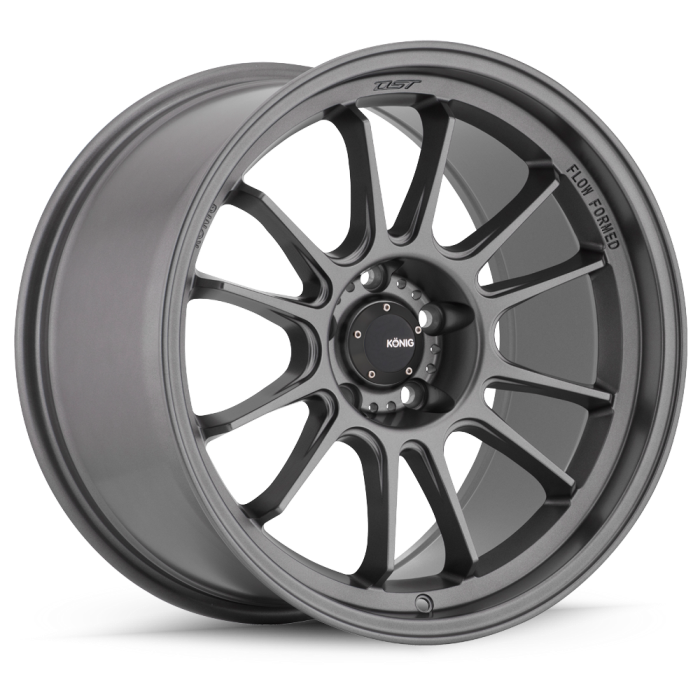 Stunning KONIG HYPERGRAM 19x8.5 Matte Grey Wheels - Upgrade Your Ride Now!