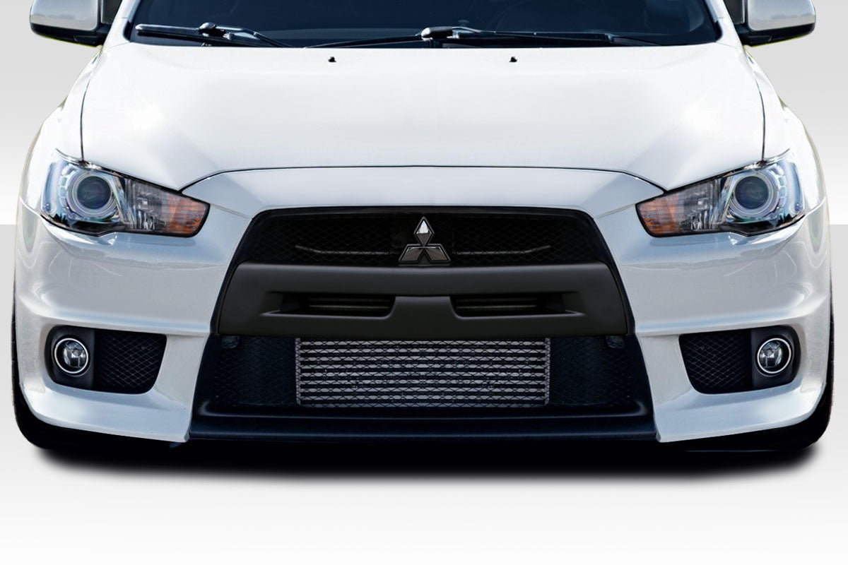 Revamp Your 2008 - 2017 Mitsubishi Lancer with Duraflex Evo X V2 Front Bumper Cover - 1 Piece
