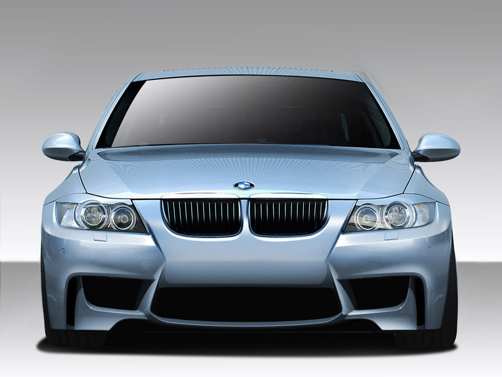 Upgrade Your 2006 - 2008 BMW 3 Series E90 4DR with Duraflex 1M Look Front Bumper Cover!