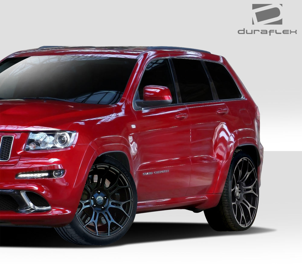 Upgrade Your 2011 - 2015 Jeep Grand Cherokee with Duraflex SRT Look 2 - Piece Side Skirt Rocker Panels
