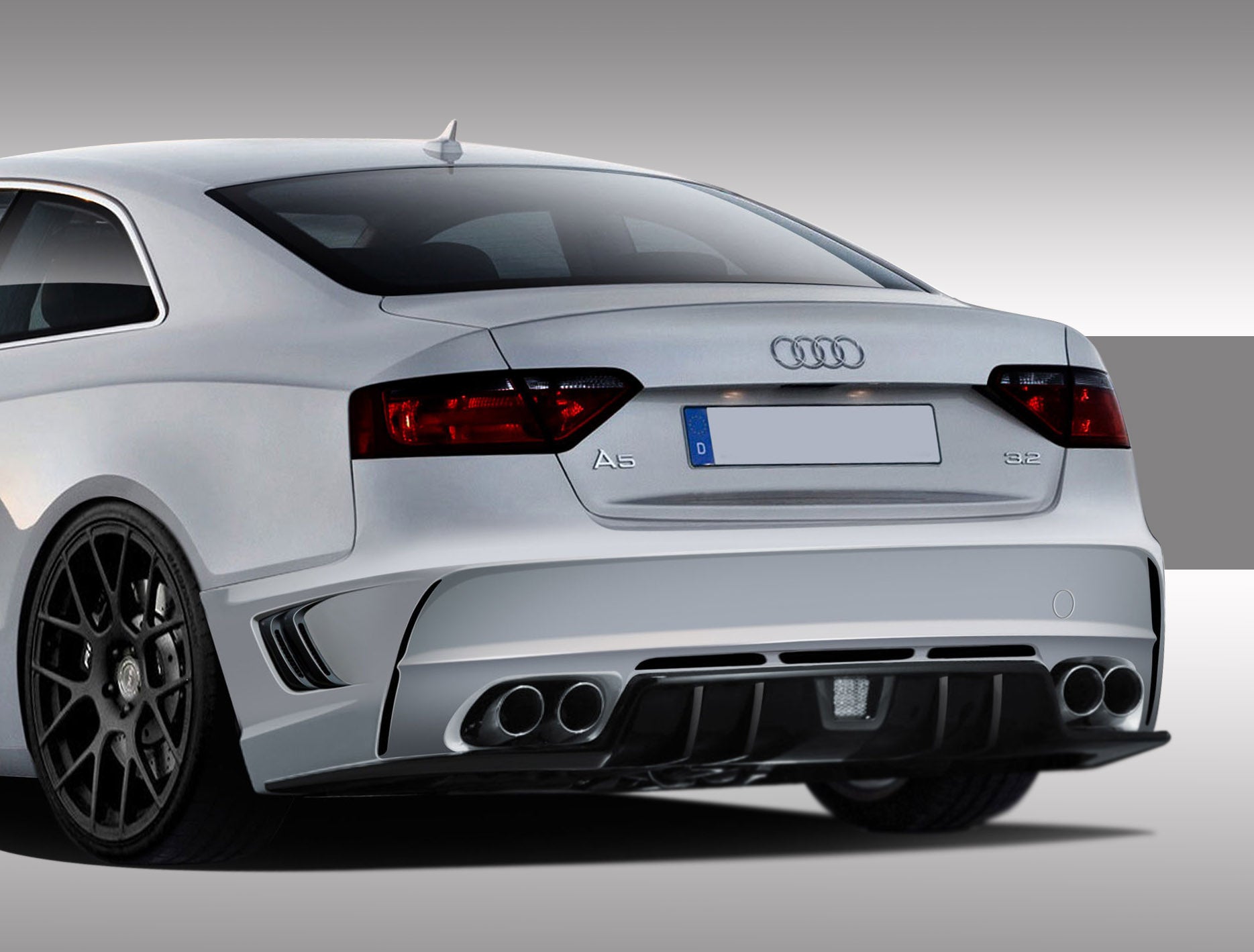 Transform Your 2008 - 2016 Audi A5/S5 B8 with Eros Version 1 Rear Bumper Cover!