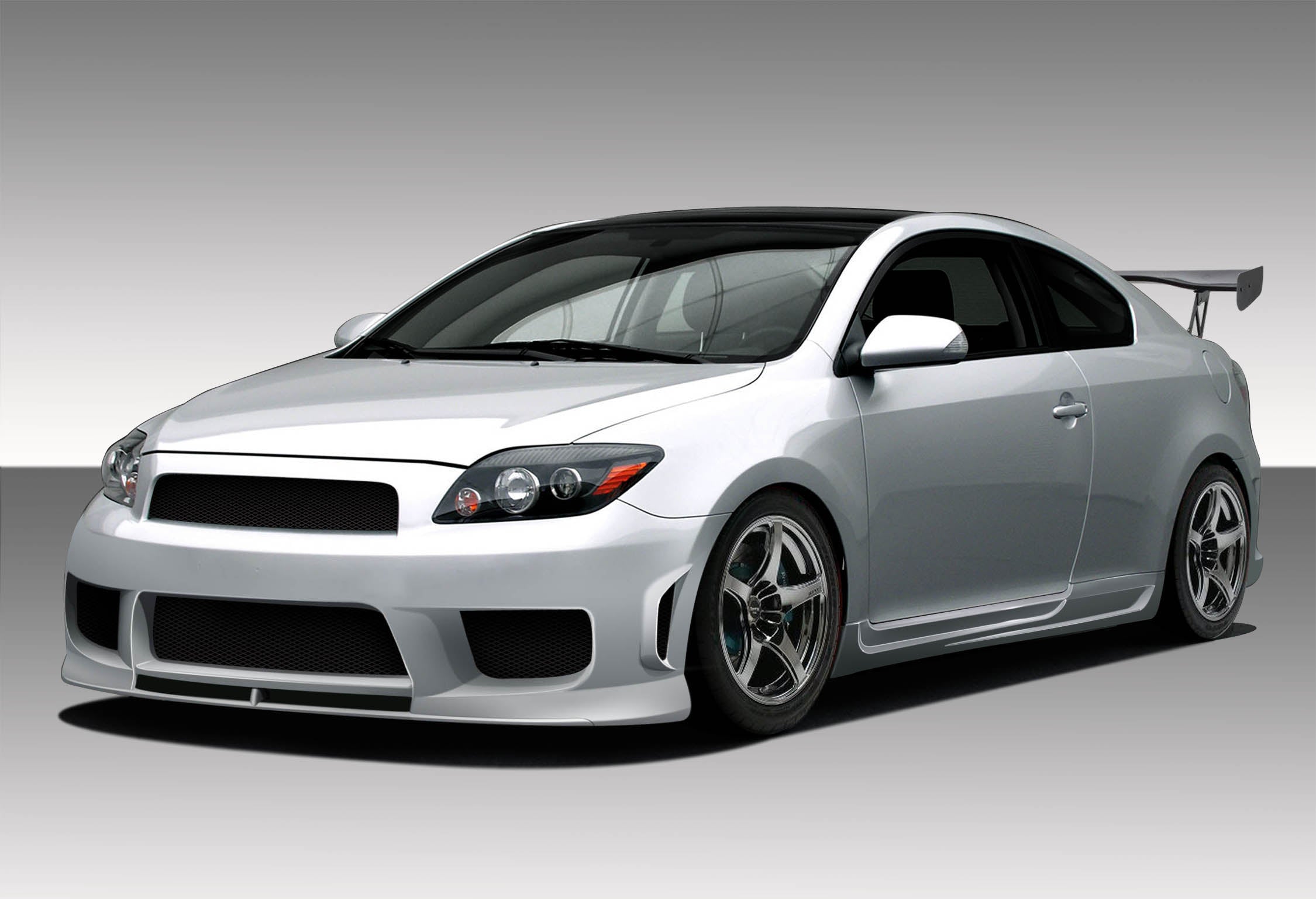 Revamp Your 2005 - 2010 Scion tC with Duraflex Drifter 2 4 - Piece Body Kit