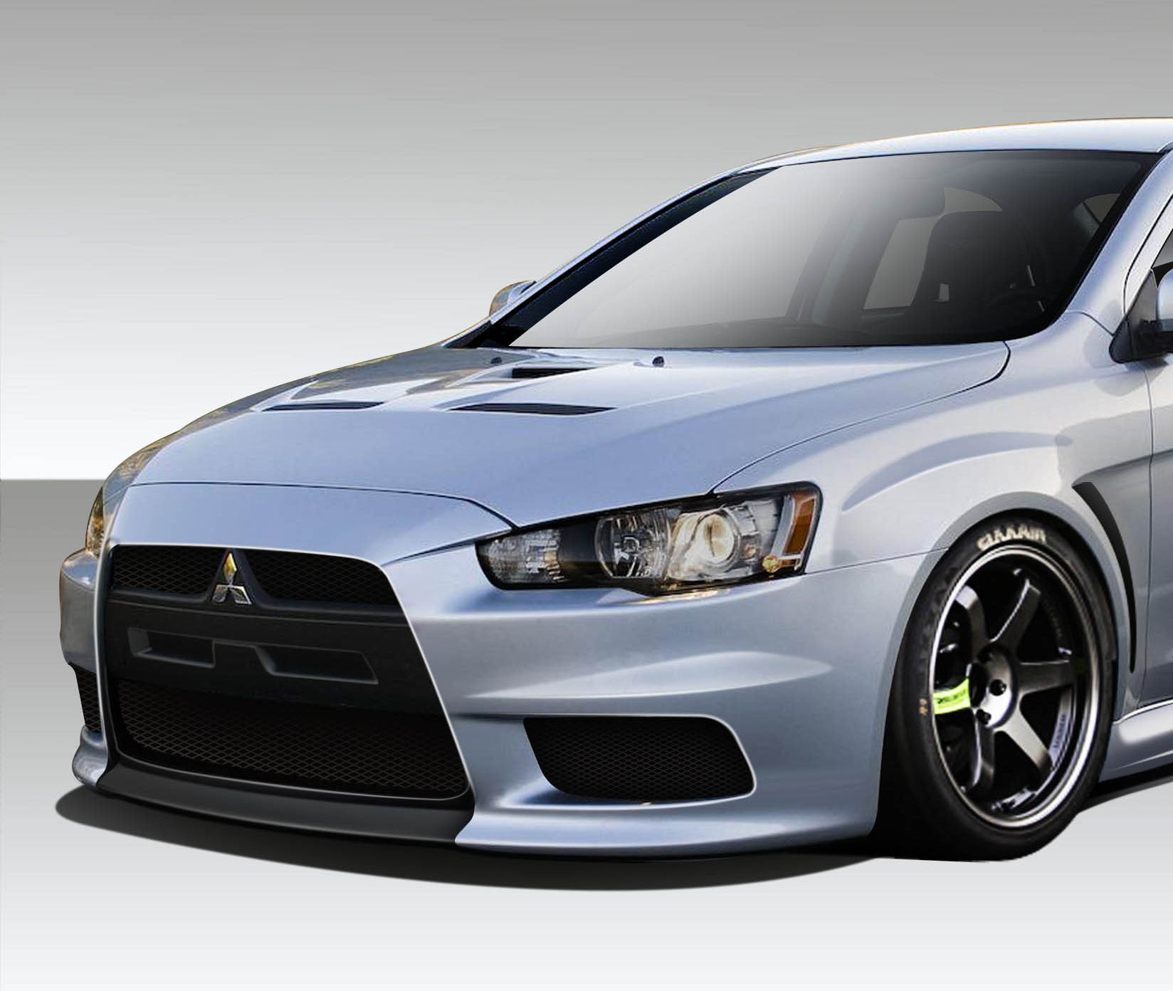 Get Your 2008 - 2017 Mitsubishi Lancer an Upgrade with Duraflex Evo X V3 Front Bumper Cover!
