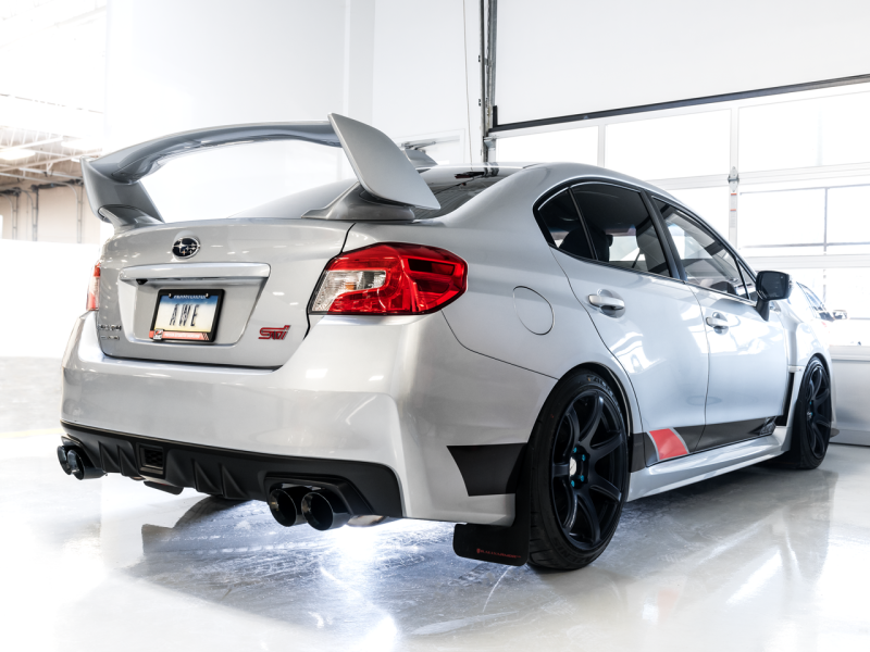 AWE Tuning Subaru STI VA / WRX GV / STI GV Sedan Touring Edition Exhaust - Stunning Diamond Black Tip (102mm)