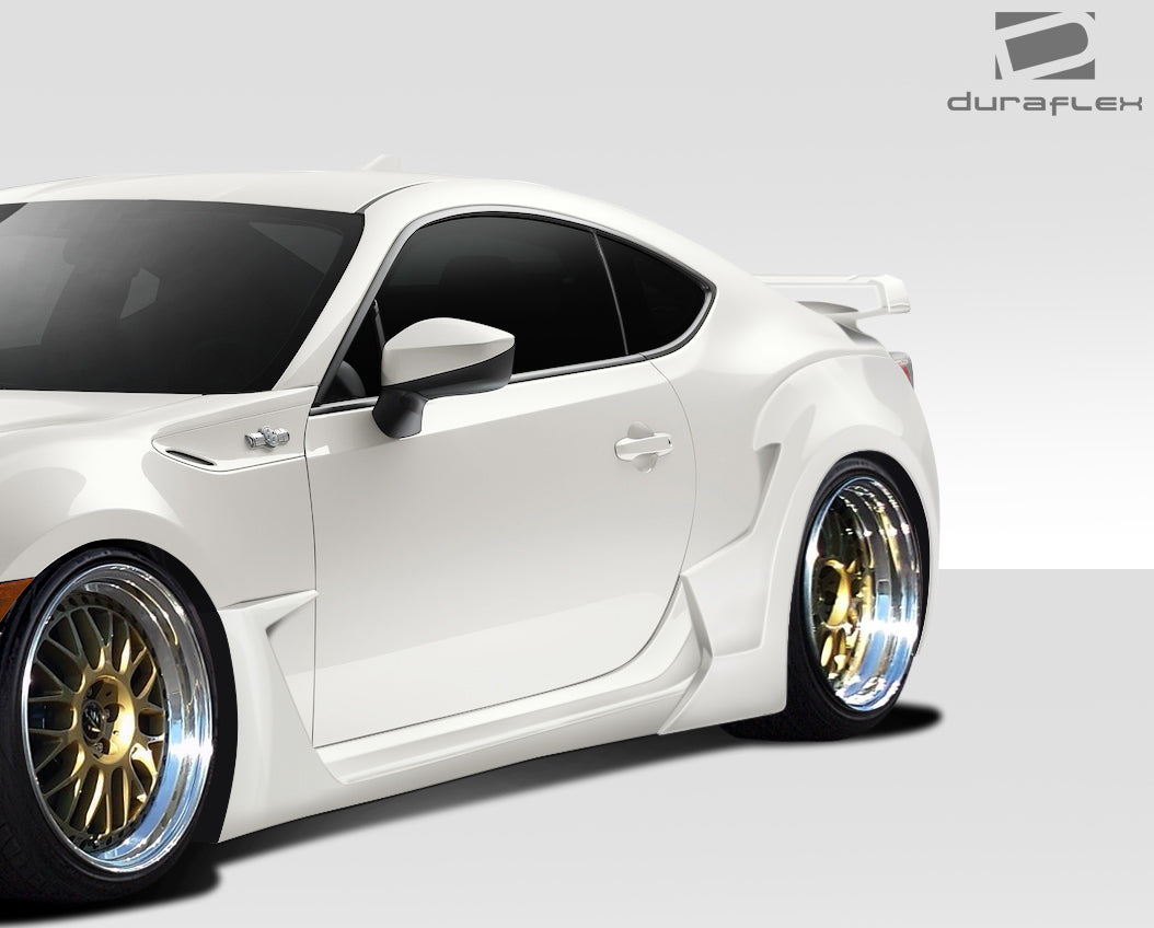 Transform Your Ride! 2013 - 2020 Scion FR - S, Toyota 86, Subaru BRZ Duraflex W - 1 Rear Fender Flares (2 Piece Set)
