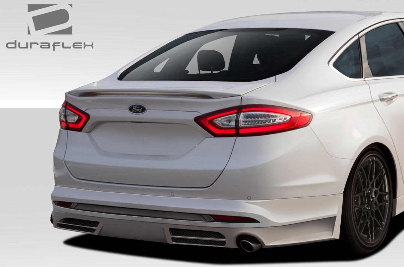 Unleash the Speed: 2013 - 2016 Ford Fusion Duraflex Racer Rear Lip Under Spoiler Air Dam (1 Piece)