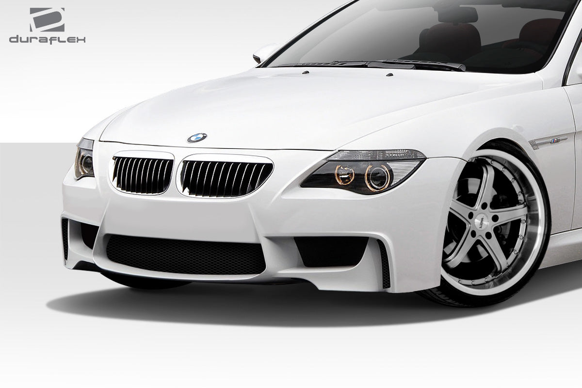 Transform Your 2004 - 2010 BMW 6 Series E63 E64 Convertible 2DR with a Stunning Duraflex 1M Look Front Bumper Cover