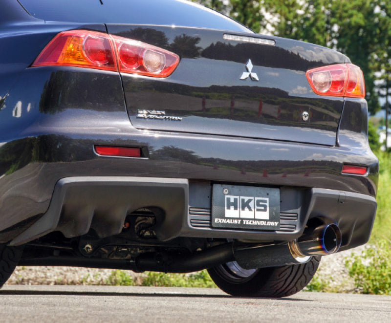 Unleash the Power: HKS Racing Muffler for Lancer Evo-X in USA