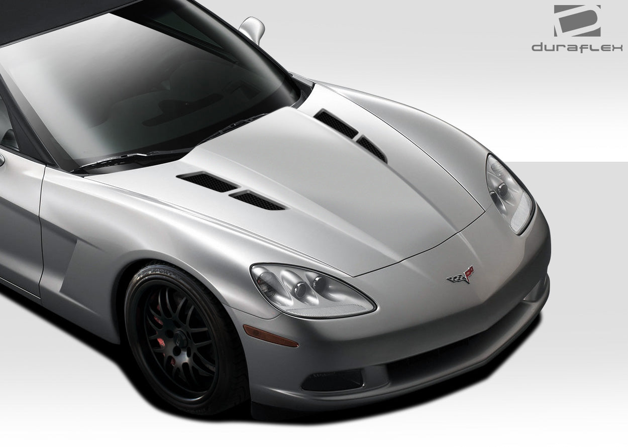 Unleash the Power: 2005 - 2013 Chevrolet Corvette C6 Duraflex GT Concept One - Piece Hood
