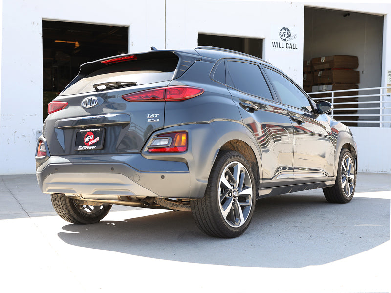 aFe Takeda's High - Performance 2-1/2in 304 SS Axle - Back Exhaust for 2018 - 2023 Hyundai Kona L4 1.6L (t)