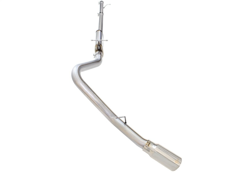 aFe MACHForce XP Exhaust: 3in - 3.5in SS Single Side Ext CB with Polish Tip for 99 - 04 Ford F - 250 V8 5.4L/6.8L - Unleash Your Truck's Potential!