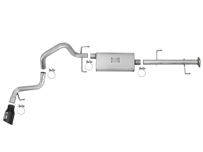 aFe Scorpion 2-1/2in Aluminized Steel Cat-Back Exhaust with Black Tips for 2007 - 2017 Toyota FJ Cruiser V6 4.0L: Unleash Speed and Style!