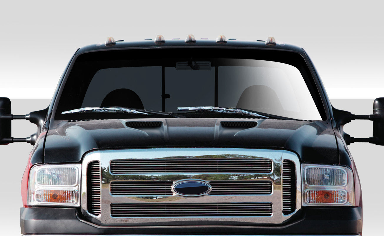 Upgrade Your Ford! 1999 - 2007 Ford Super Duty F250 - F550 & 2000 - 2005 Ford Excursion Duraflex CVX Version 2 One - Piece Hood
