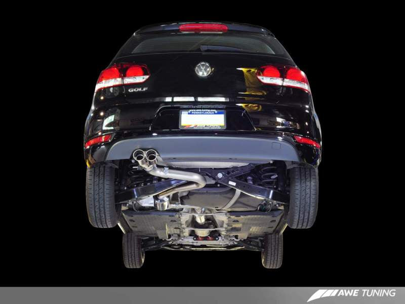 AWE Tuning 2.5L Golf/Rabbit Catback Performance Exhaust - Unleash Your Engine's Potential!