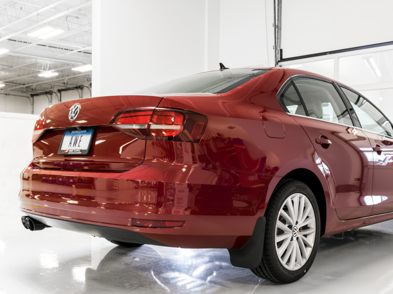 AWE Tuning 09 - 14 Volkswagen Jetta Mk6 1.4T Track Edition Exhaust with Stunning Diamond Black Tips